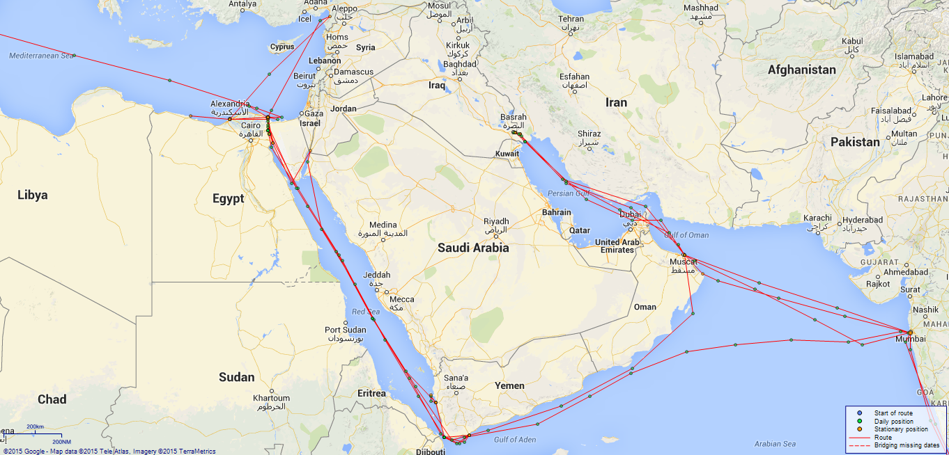 JP map Proserpine Middle East