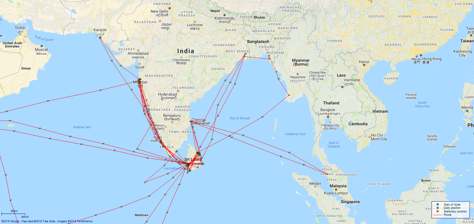 JP map Caroline India