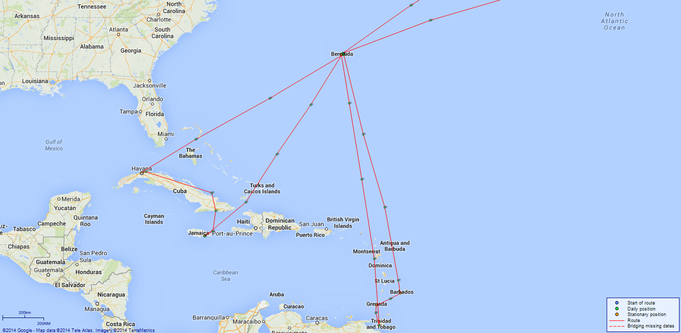 JP map Dauntless Caribbean