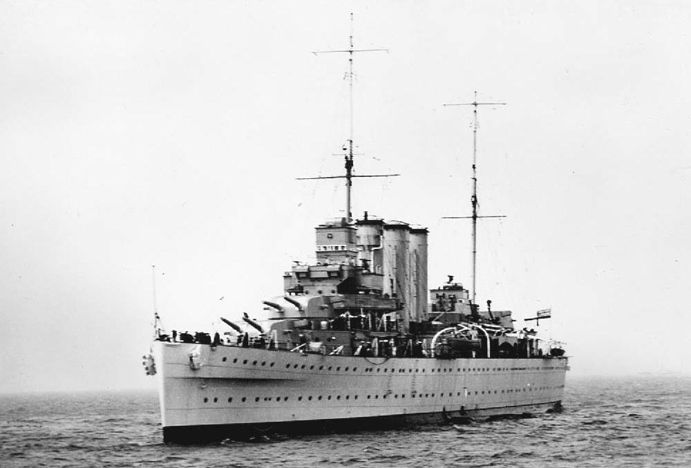 HMS Suffolk, British heavy cruiser, WW2