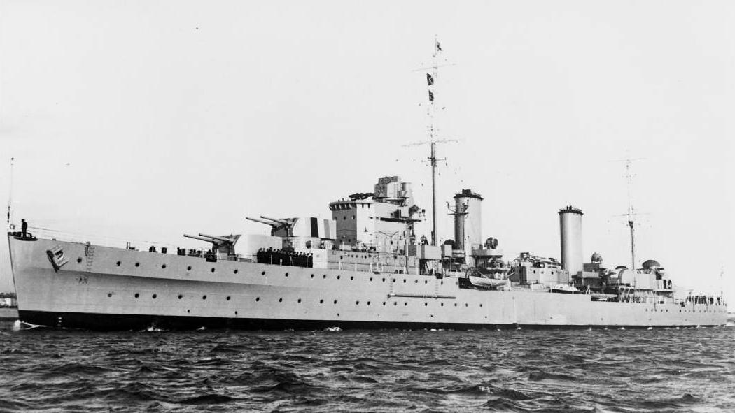 HMS Aurora, British light cruiser, WW2