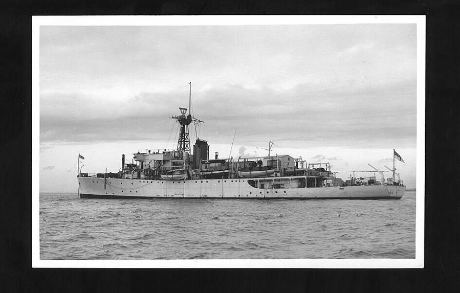 Hms Owen British Survey Ship Post Ww2